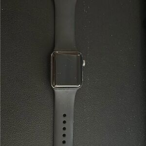 Apple Watch Series 3 with Black Band